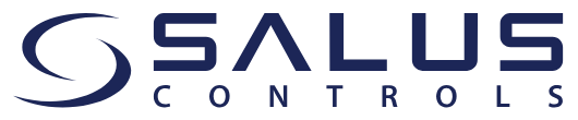 Logo SALUS Controls - chytré termostaty, regulace a smart home vytápění